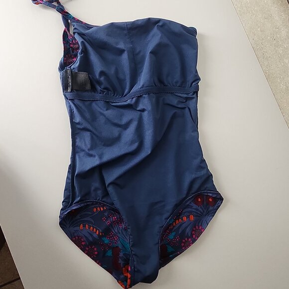 Marc Jacobs Maddy Botanical Floral One Shoulder One Piece Swimsuit XS - Picture 10 of 12